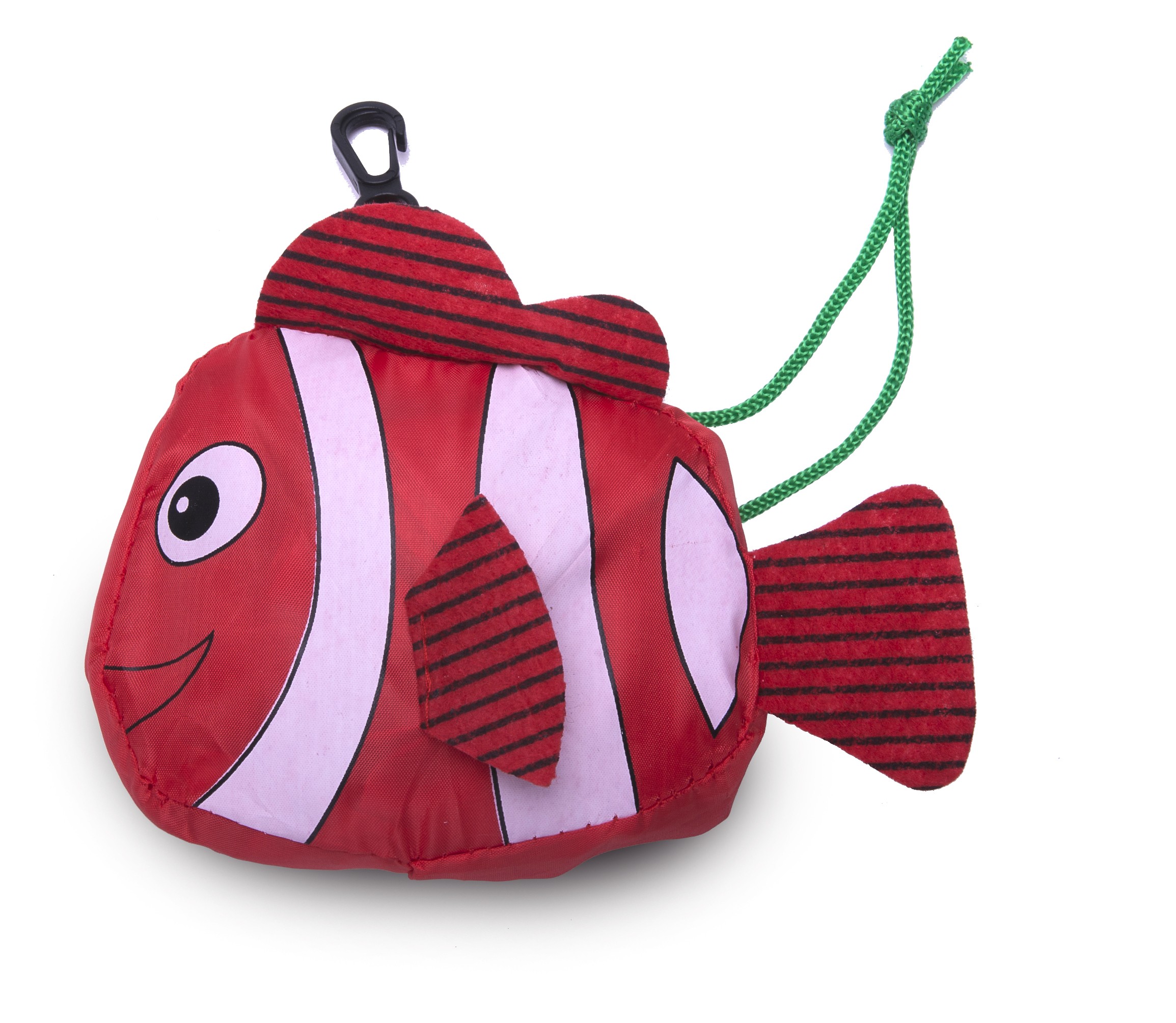faltbare Mehrwegtasche "roter Fisch"