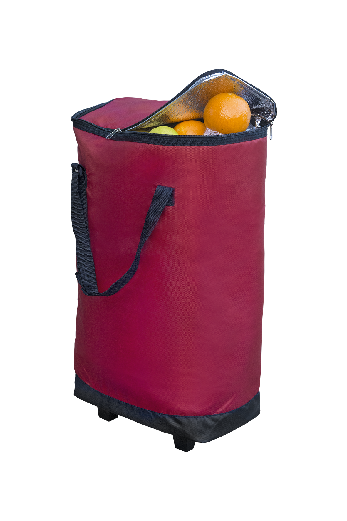 XXL-Kühltasche mit Rollen, berry 