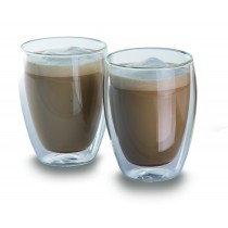 2er Set doppelwandige Cappuccino Gläser 