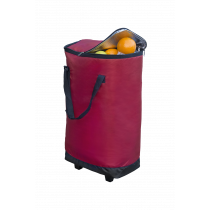 XXL-Kühltasche mit Rollen, berry