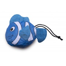 faltbare Mehrwegtasche "blauer Fisch"