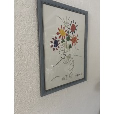 Hände mit Blumen von Picasso