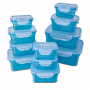 22-teiliges Frischhaltedosen Set, blau